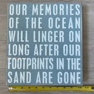 Coastal Wooden Sign